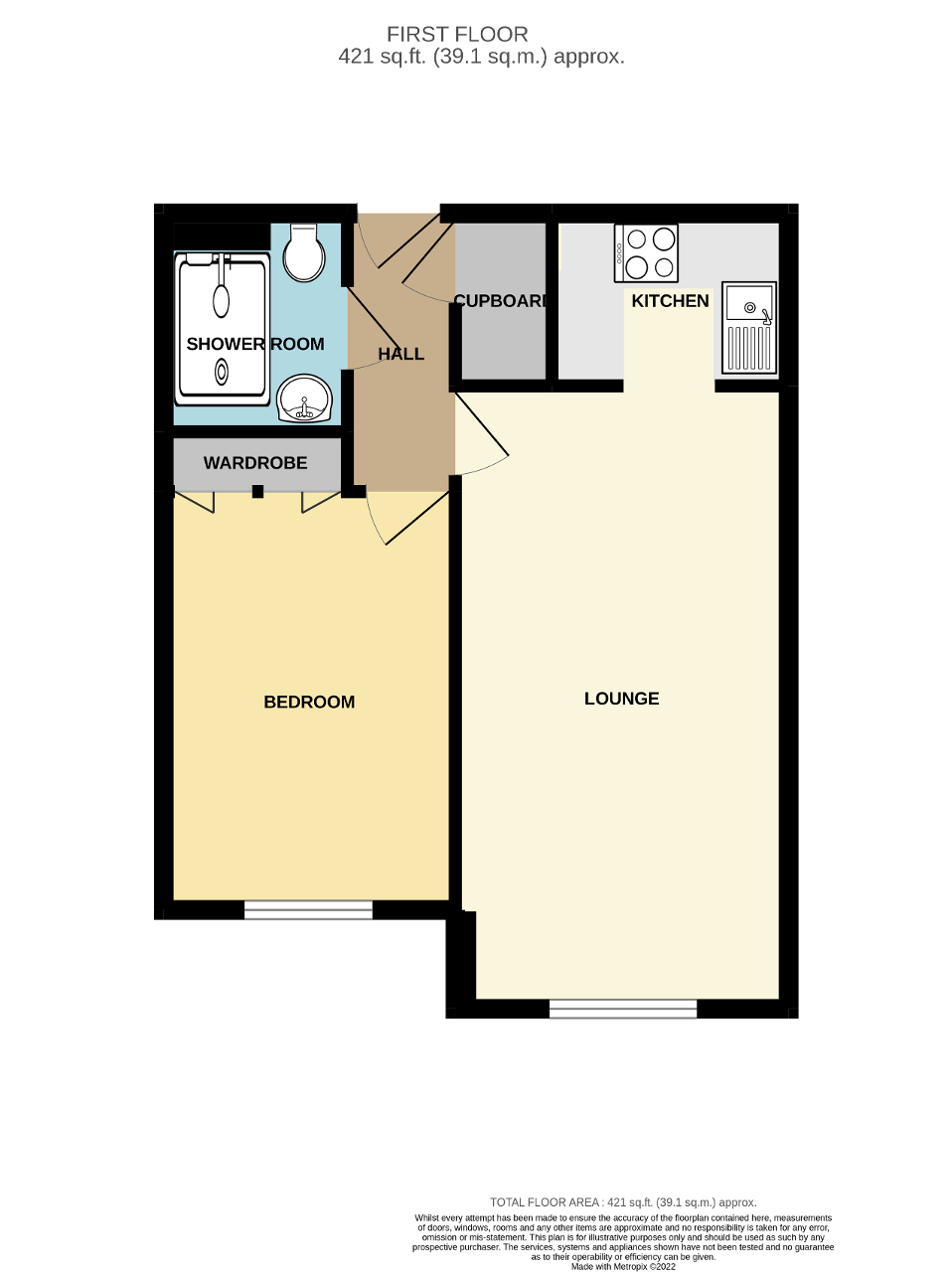Floorplan of Sutton Drove, Seaford, East Sussex, BN25 3ET