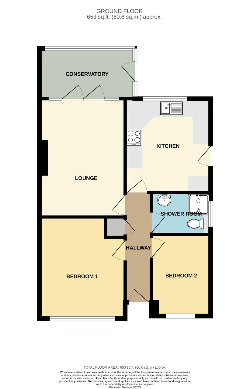 Floorplan of Buckland Road, Seaford, East Sussex, BN25 3DU