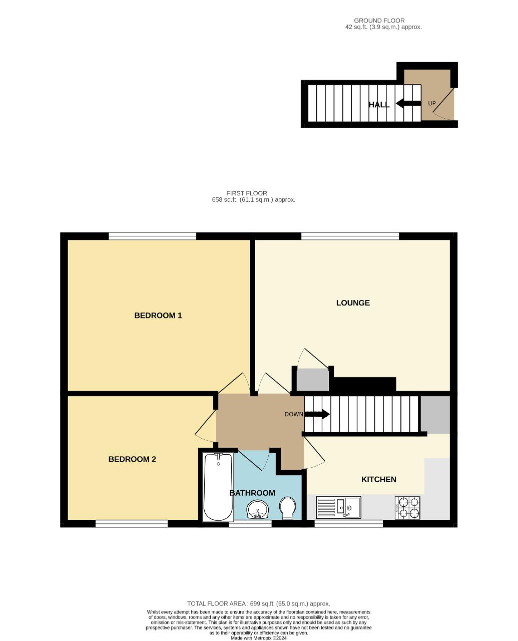 Floorplan of Cinque Ports Way, Seaford, BN25 3UF