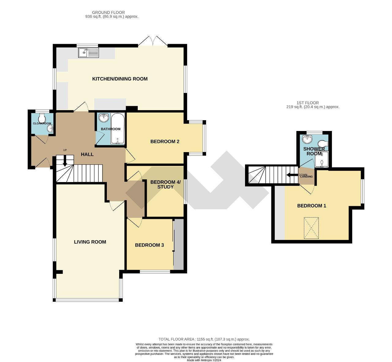 Floorplan of Albany Road, Seaford, East Sussex, BN25 2QB