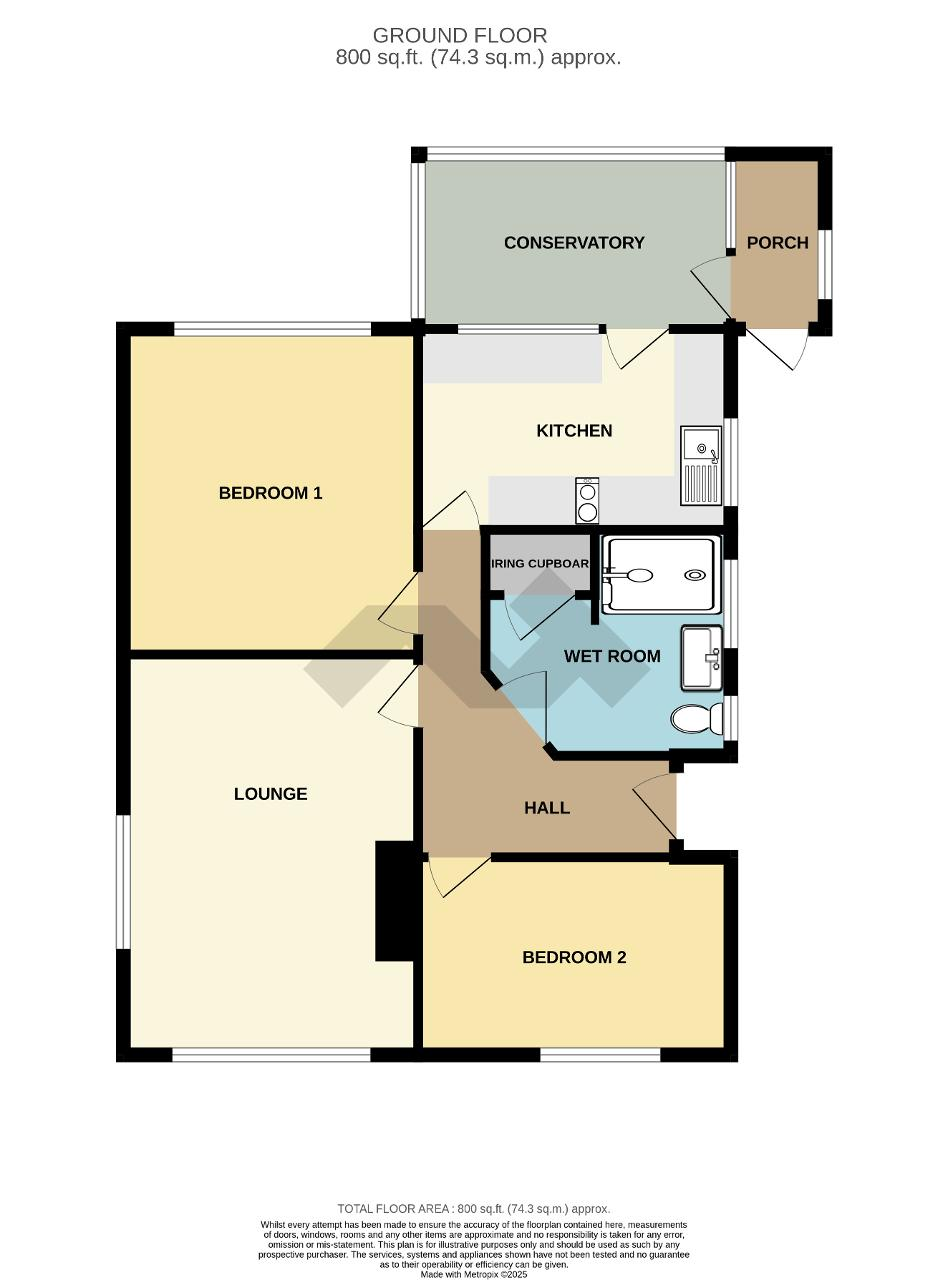 Floorplan of Hawth Rise, Seaford, East Sussex, BN25 2RN