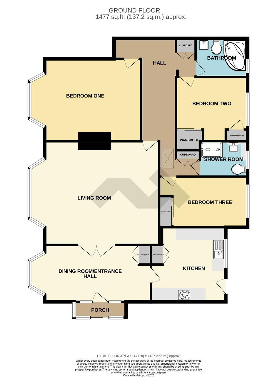 Floorplan of Splash Point, Cliff Road, Seaford, East Sussex, BN25 1BH