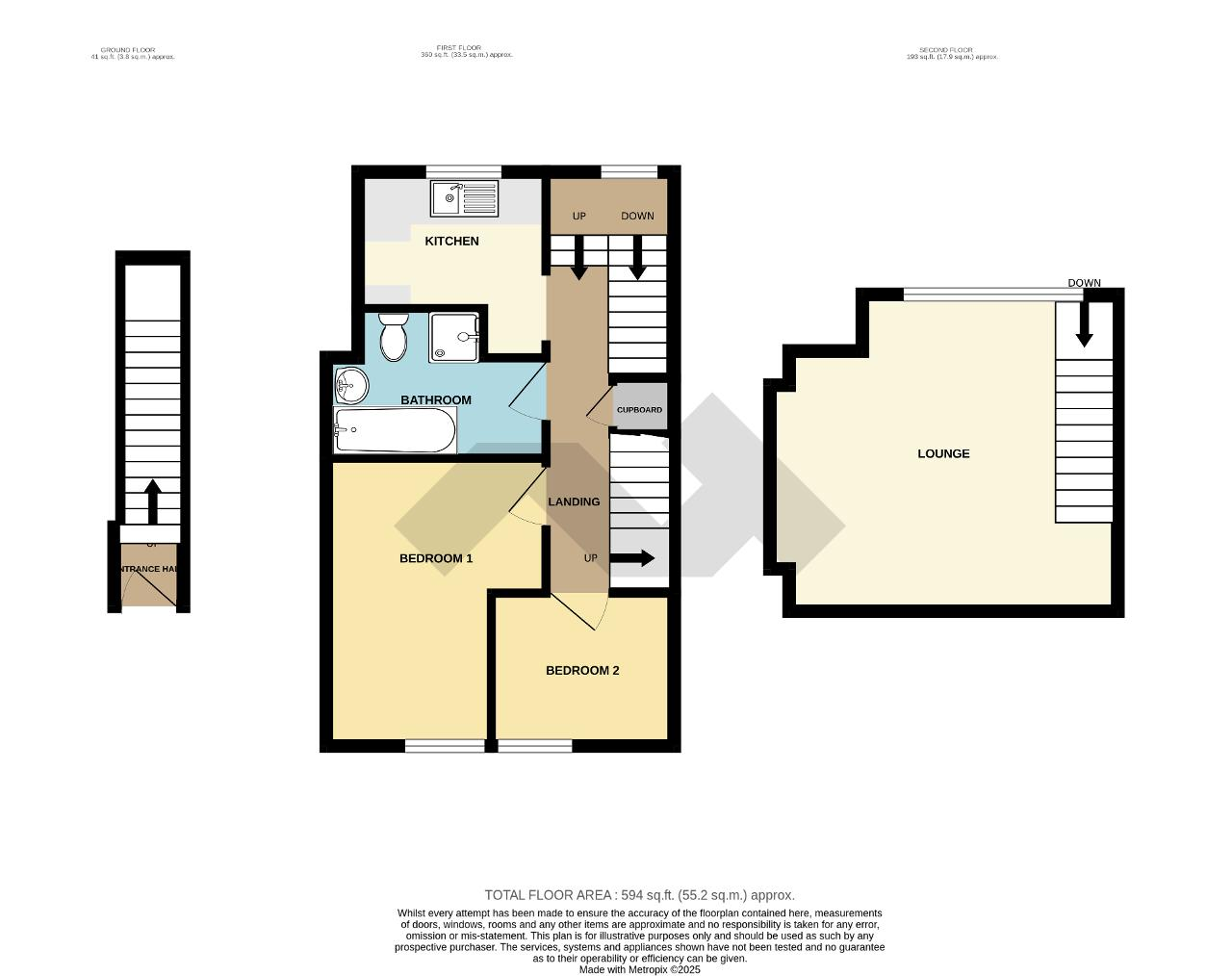 Floorplan of Brighton Road, Newhaven, East Sussex, BN9 9NB