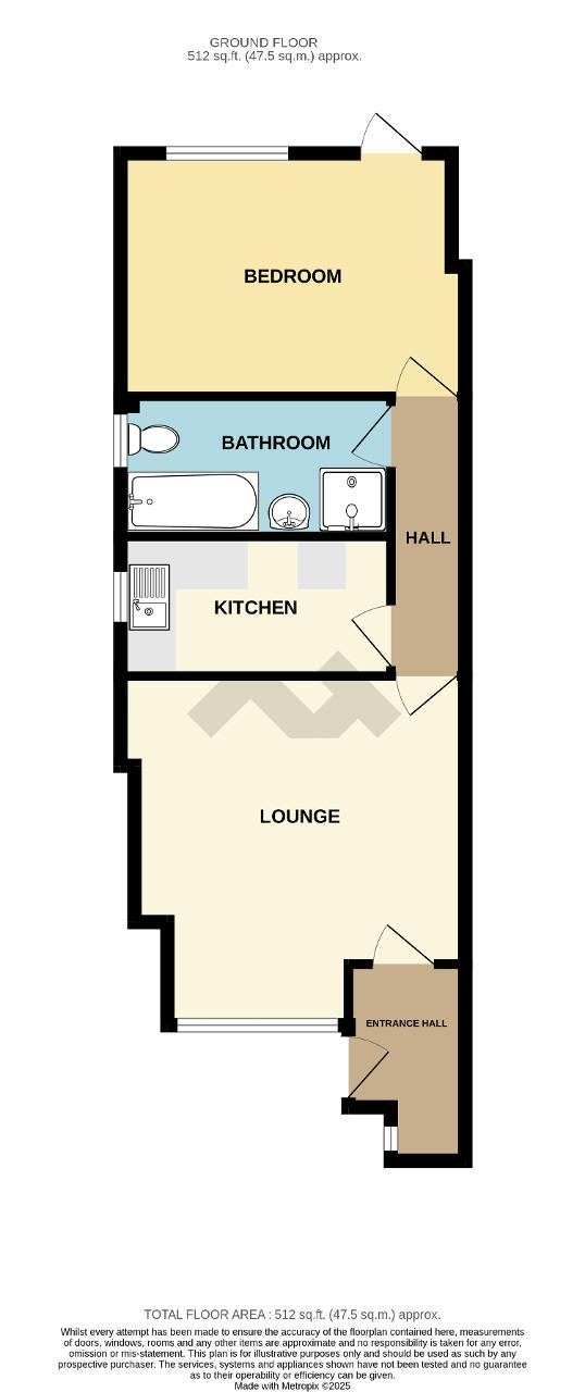 Floorplan of Brighton Road, Newhaven, East Sussex, BN9 9NB