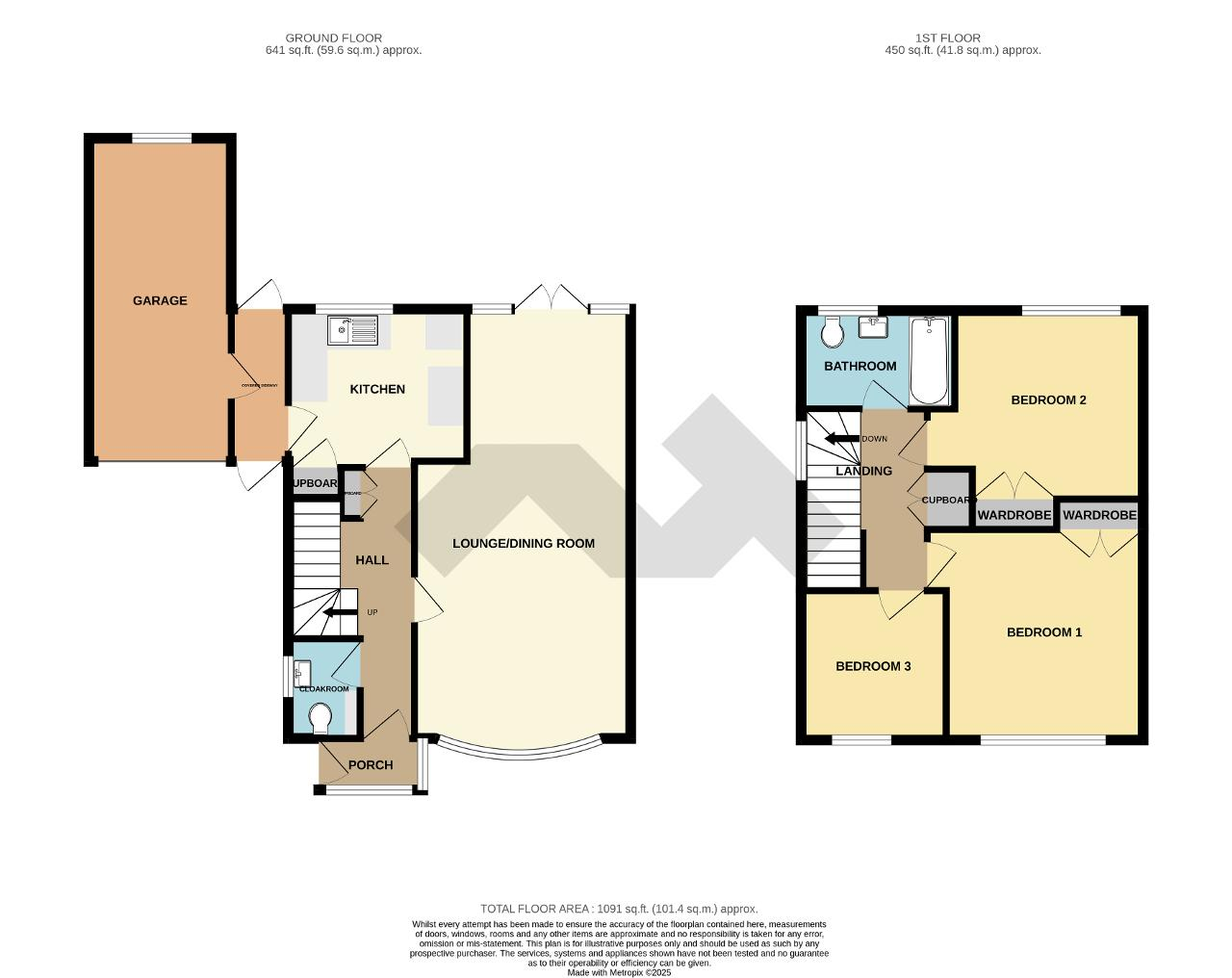 Floorplan of Surrey Road, Seaford, East Sussex, BN25 2NP
