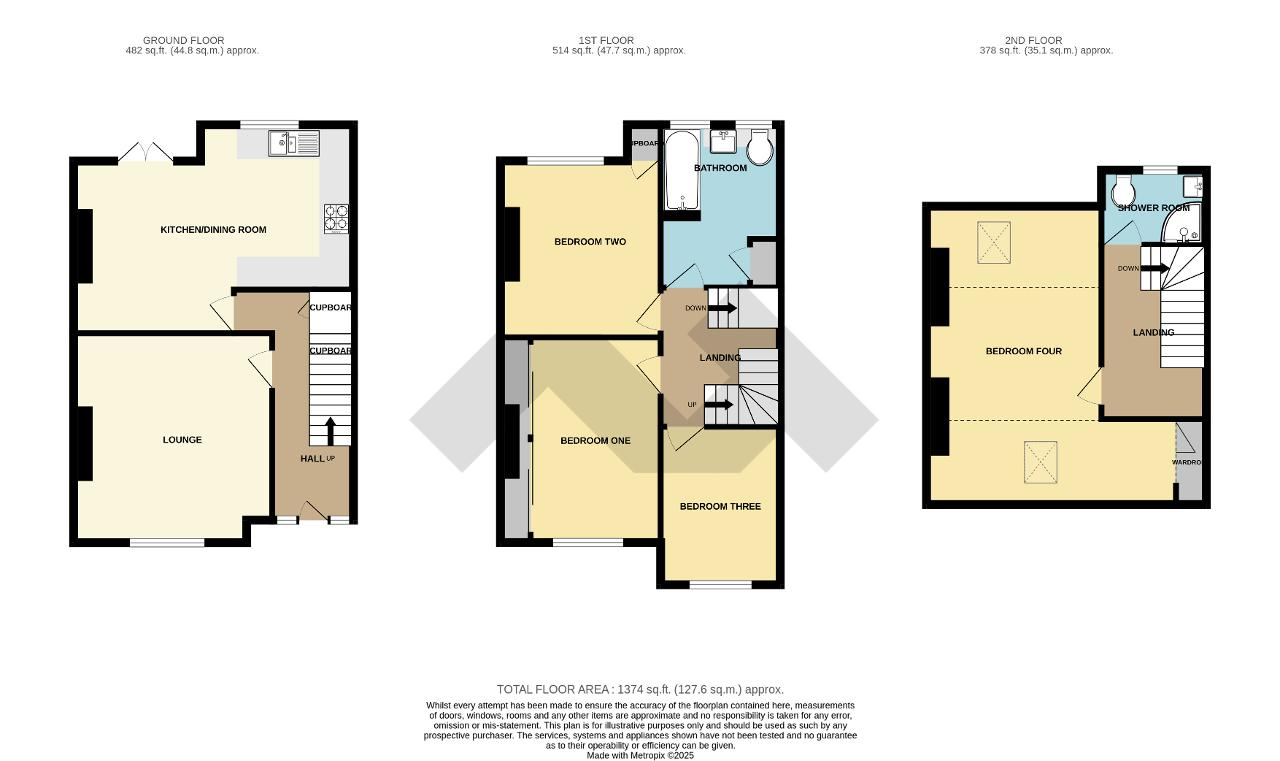 Floorplan of Hartfield Road, Seaford, East Sussex, BN25 4PR