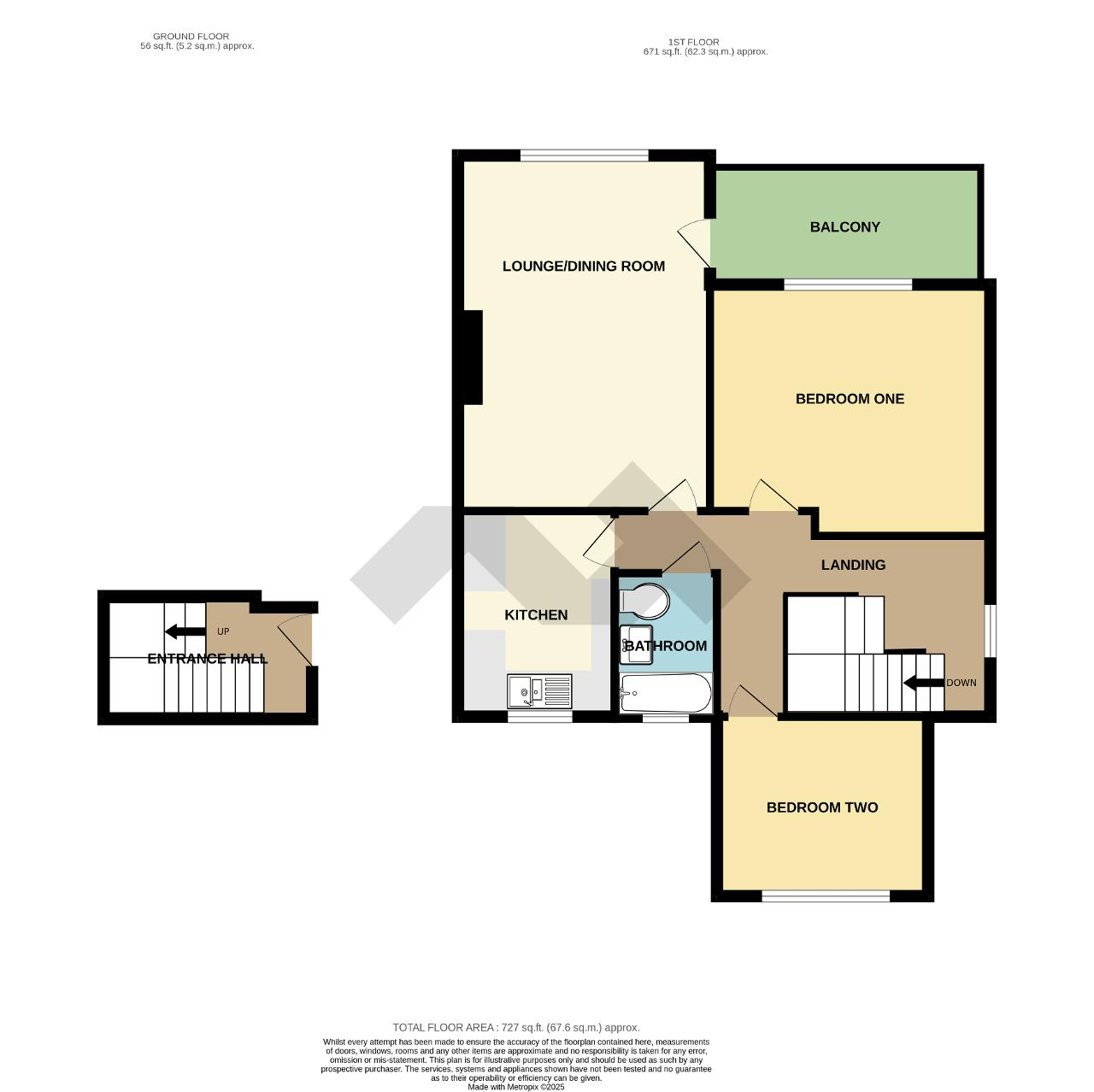 Floorplan of Sutton Avenue, Seaford, BN25 4LR