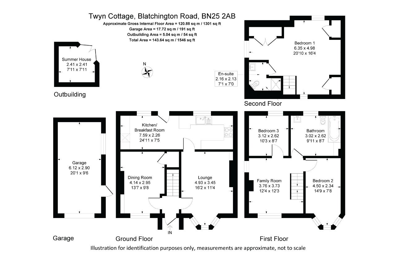 Floorplan of Blatchington Road, Seaford, East Sussex, BN25 2AB