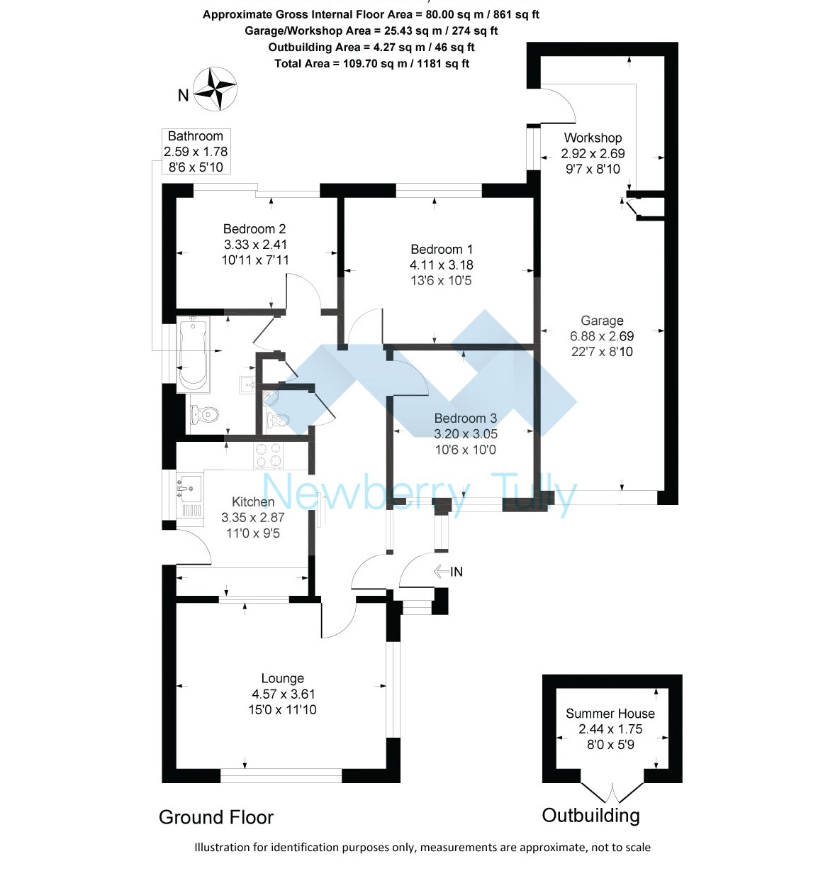 Floorplan of Hawth Park Road, Seaford, East Sussex, BN25 2RE