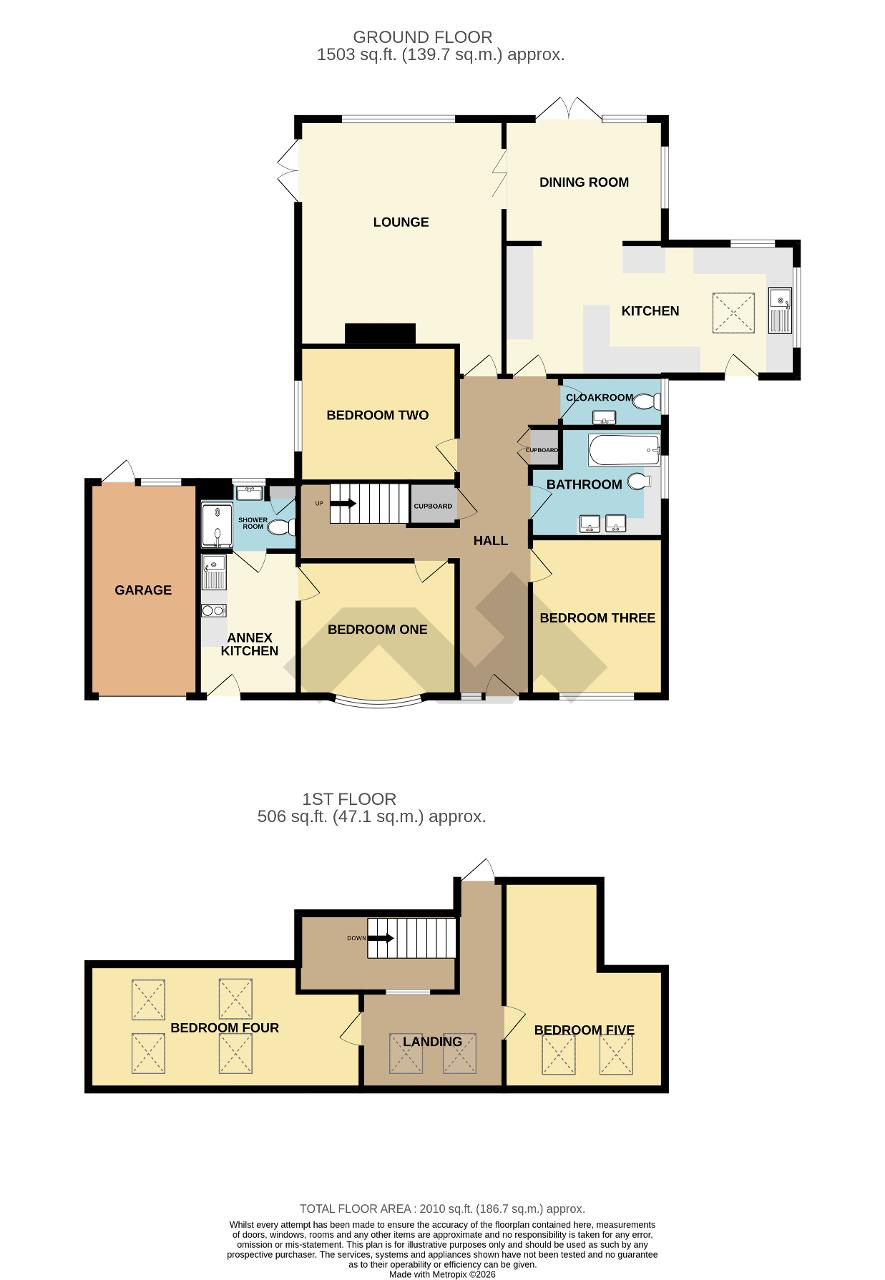 Floorplan of Manor Close, Seaford, East Sussex, BN25 4NX