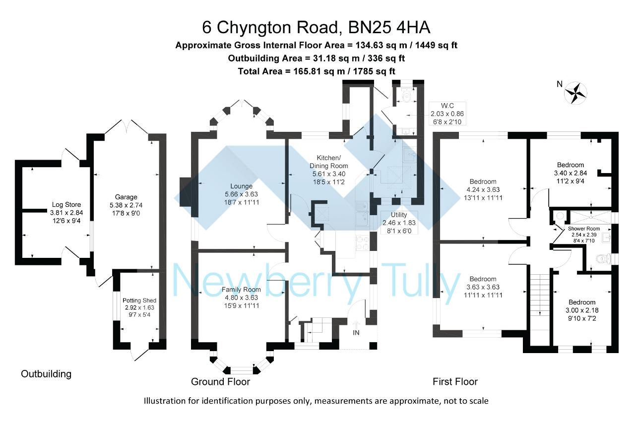 Floorplan of Chyngton Road, Seaford, East Sussex, BN25 4HA