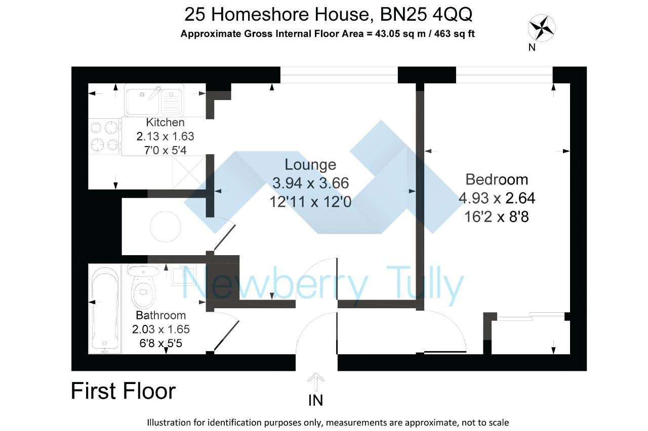 Floorplan of Homeshore House, Sutton Road, Seaford, East Sussex, BN25 4QQ