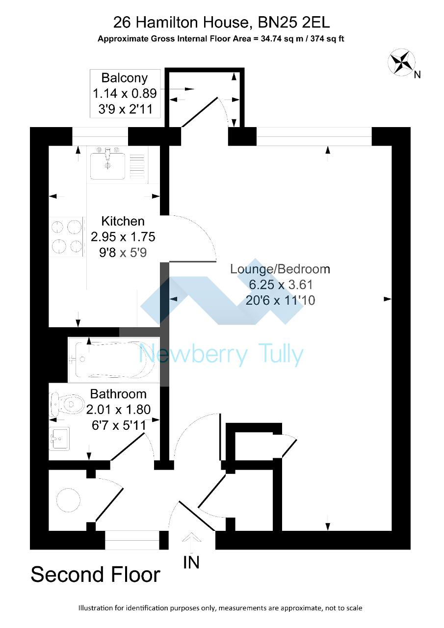 Floorplan of Belgrave Road, Seaford, East Sussex, BN25 2EL