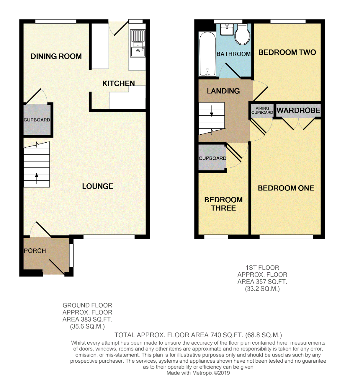Floorplan of Barn Rise, Seaford, East Sussex, BN25 3DA